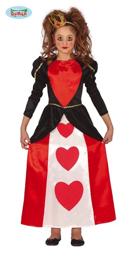 Costume regina cuori taglia - regina, di