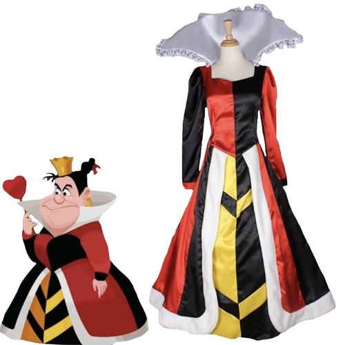 Costume regina cuori alice - regina, di